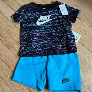 Nike tee and shorts set